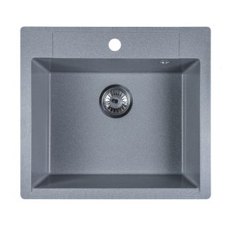 Мойка кухонная Reflexion Cubi 55-GR RX1555GR гравий